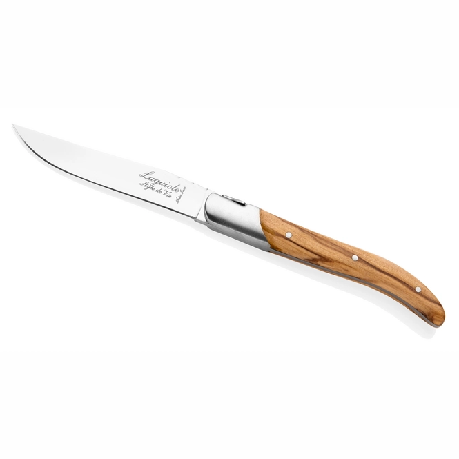 Steak Knife Laguiole Style de Vie Luxury Line Olive Wood (6 pc) Cookwarestore